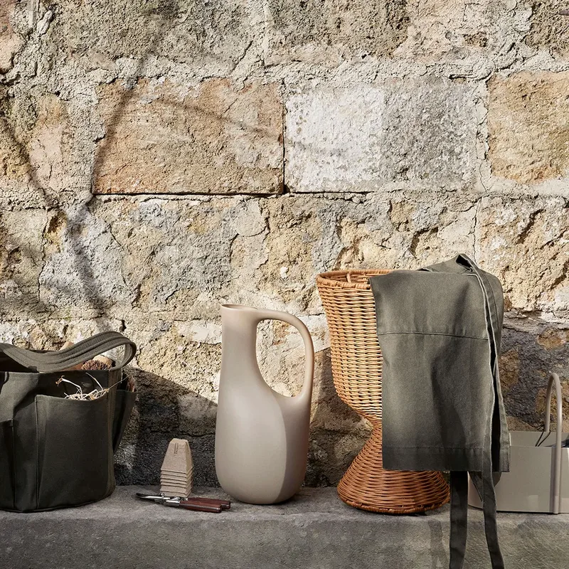 Agnes Plant Stand - Low - Natural von Ferm Living – Produktfoto