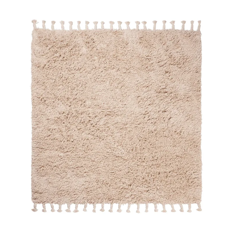 Amass long pile Teppich 140 x 140cm Off-white by Ferm Living – product photo