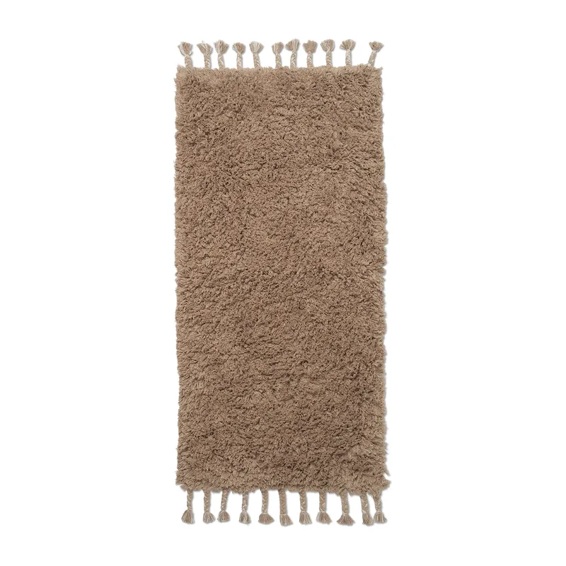 Amass long pile Teppich 70 x 140cm White Pepper by Ferm Living – product photo