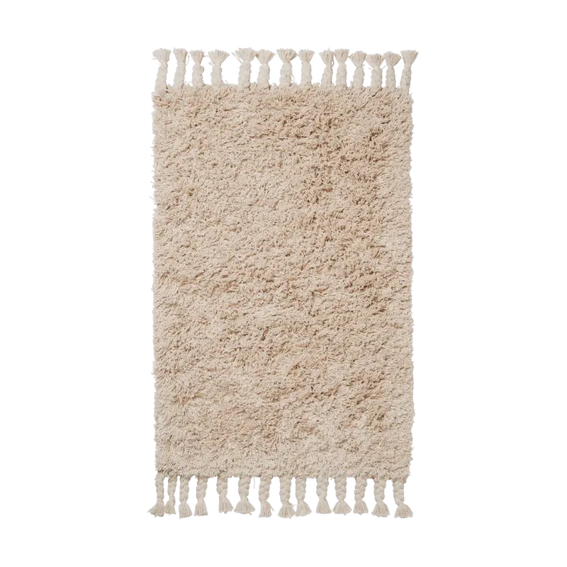 Amass long pile Teppich 70 x 50cm Off-white von Ferm Living – Produktfoto