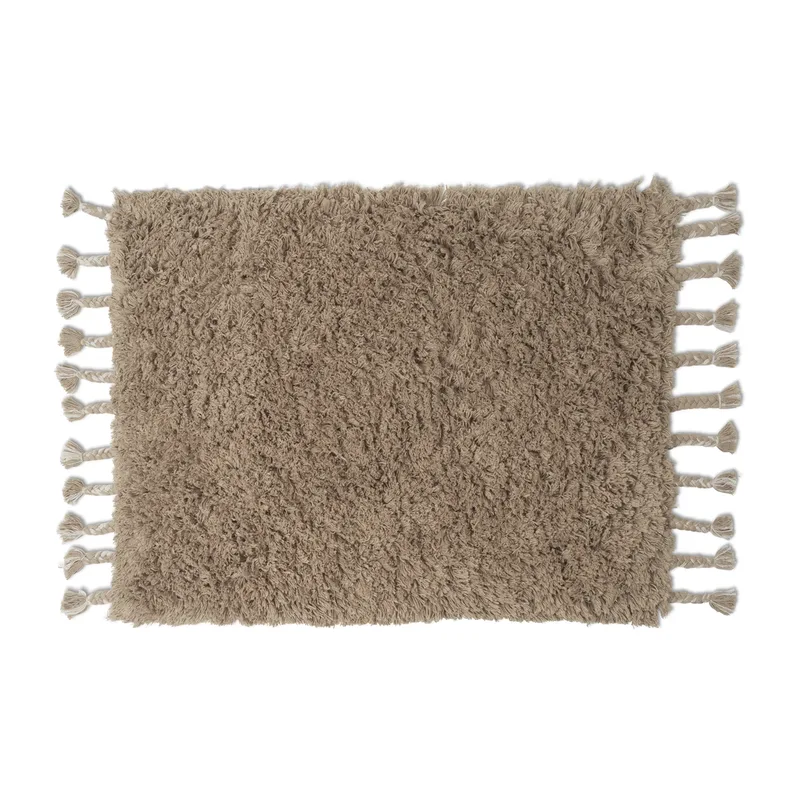 Amass long pile Teppich 70 x 50cm White Pepper by Ferm Living – product photo