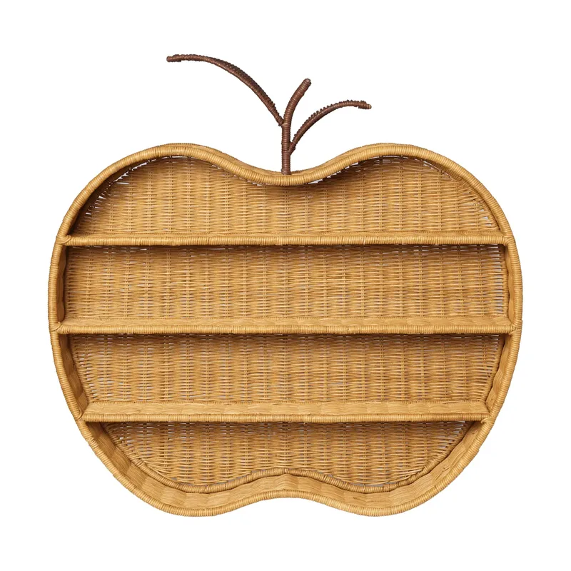 Apple geflochtenes Wandregal Natur, 70x12,5x68 cm by Ferm Living – product photo