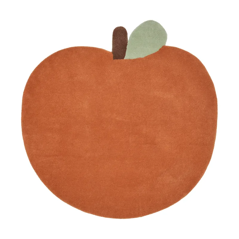 Apple getufteter Teppich Brown Clay, 110x110 cm by Ferm Living – product photo