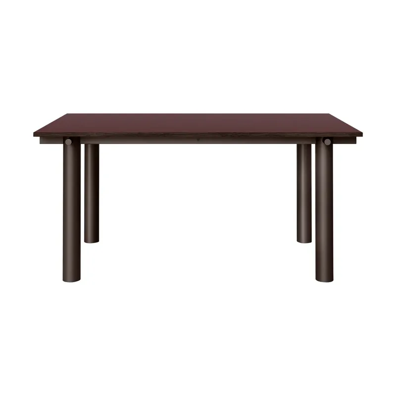 Atura Esstisch Dark chocolate-burgundy, 90x160 cm von Ferm Living – Produktfoto