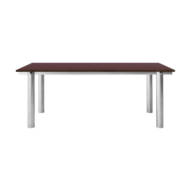 Atura Esstisch Gebürsteter Edelstahl-Burgunder, 90x200 cm von Ferm Living – Produktfoto