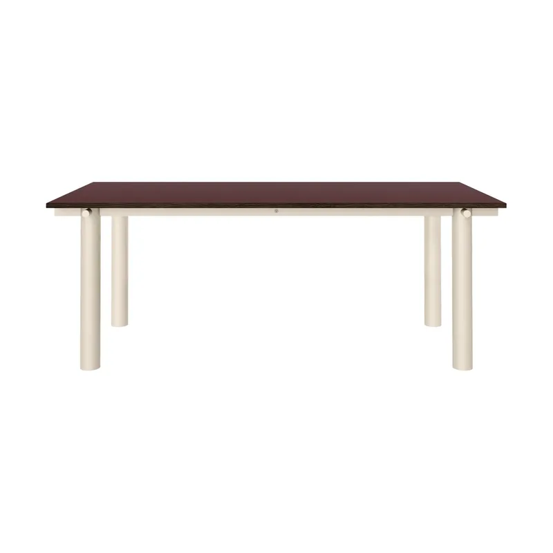 Atura Esstisch Light cashmere-burgundy, 90x200 cm von Ferm Living – Produktfoto
