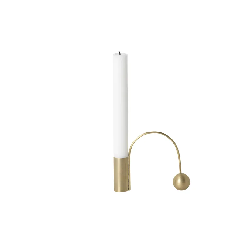 Balance Messing Kerzenhalter Kerze by Ferm Living – product photo