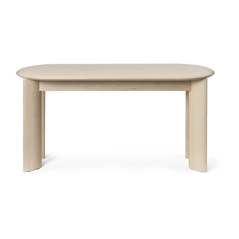 Bevel Bank 90 cm Weiß geölte Buche von Ferm Living – Produktfoto