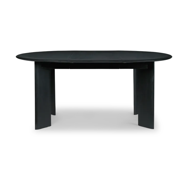 Bevel Extendable Esstisch Schwarz geölte Buche, inkl. 2 Einlegeplatte von Ferm Living – Produktfoto