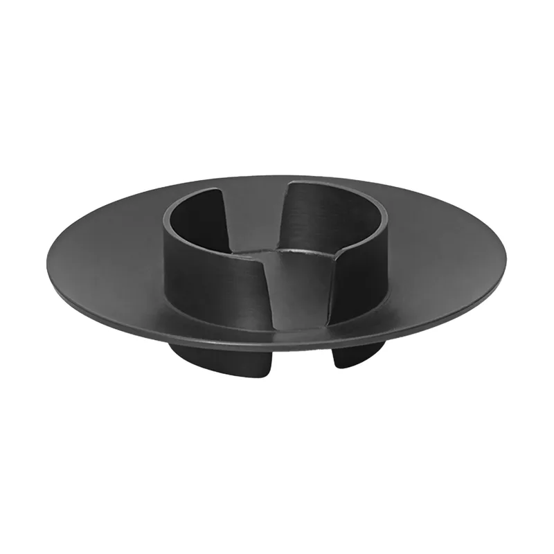 Block Blockkerzenhalter Black brass van Ferm Living – productfoto