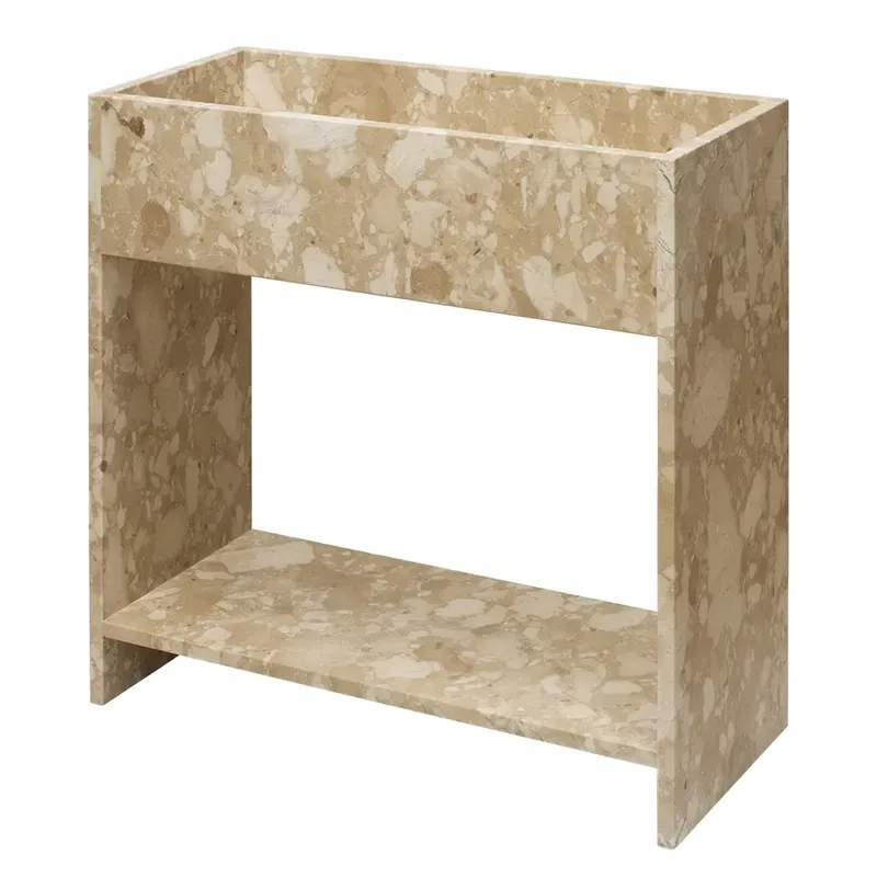 Blumentopf aus Marmor Plant Box von Ferm Living – Produktfoto
