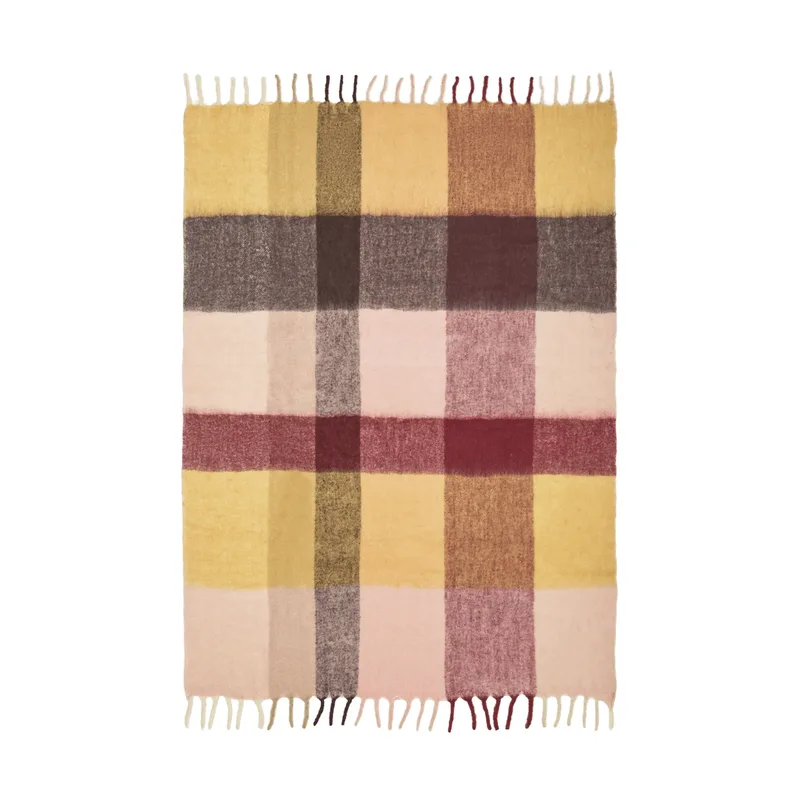Blur Mohair-Decke Butter-Blassrosa, 130x170 cm by Ferm Living – product photo