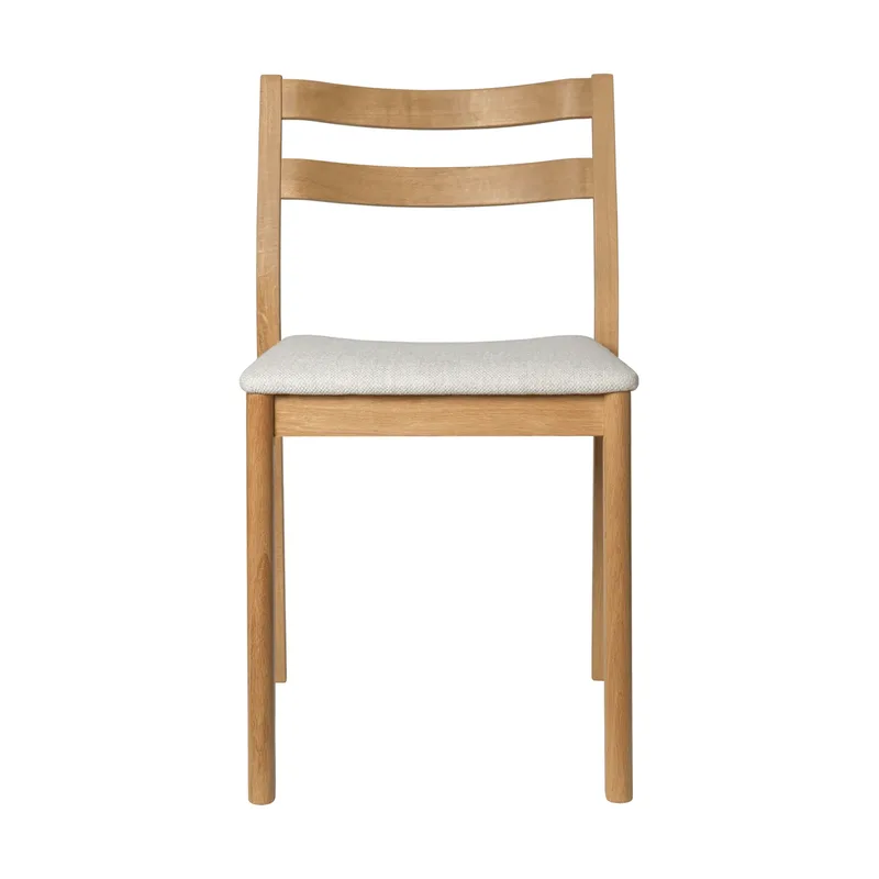 Boda Stuhl Gepolsterter Sitz, Eiche-off-white von Ferm Living – Produktfoto