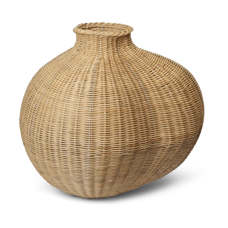 Bola geflochtener Bodenvase Natural de Ferm Living – photo du produit