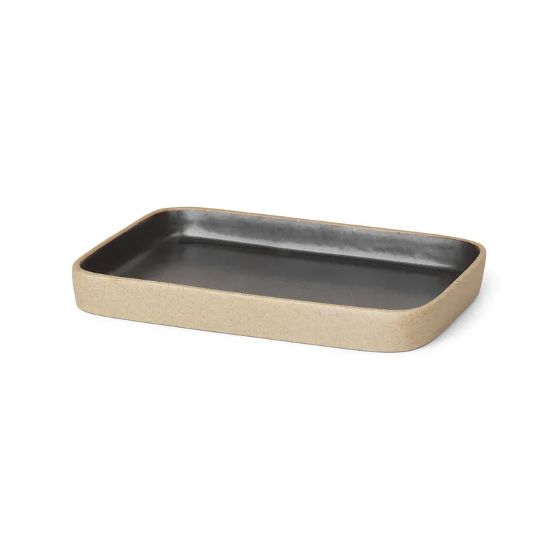 Bon Dekorationstablett klein Beige-schwarz by Ferm Living – product photo