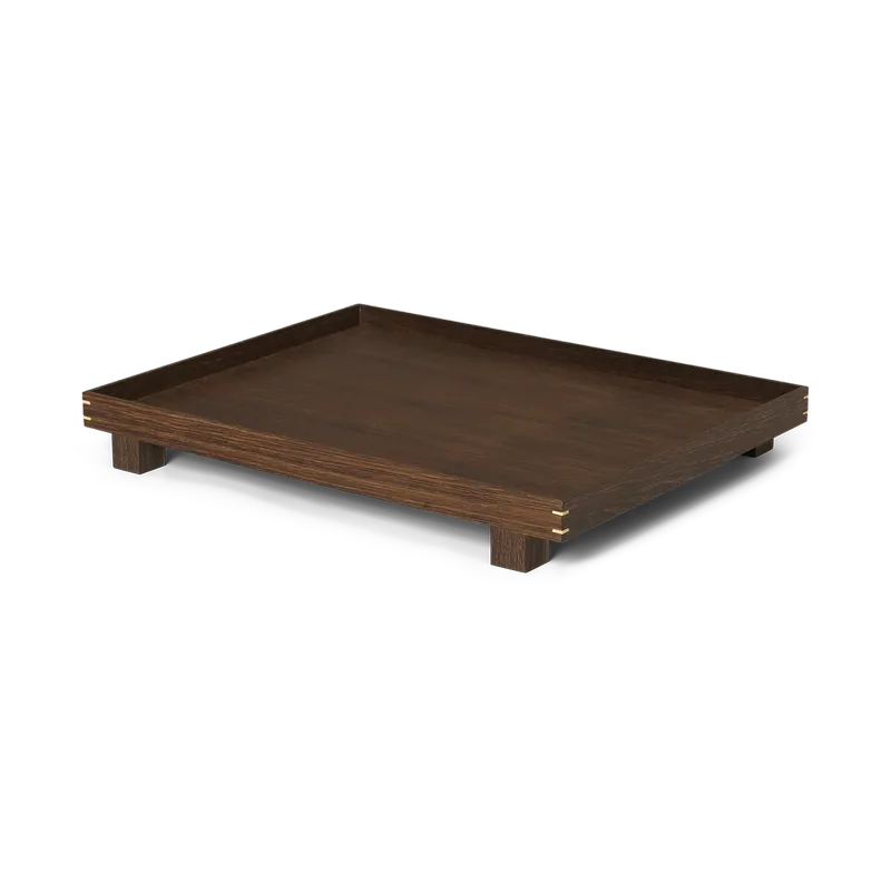 Bon Holztablett large Smoked oak von Ferm Living – Produktfoto