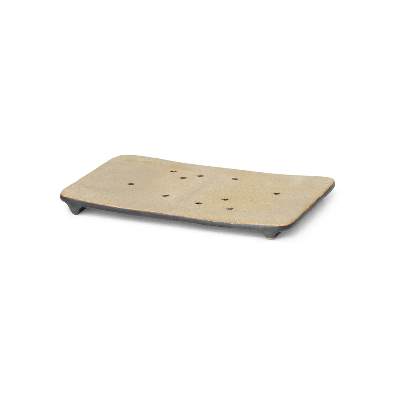 Bon Seifenschale Beige-schwarz de Ferm Living – photo du produit