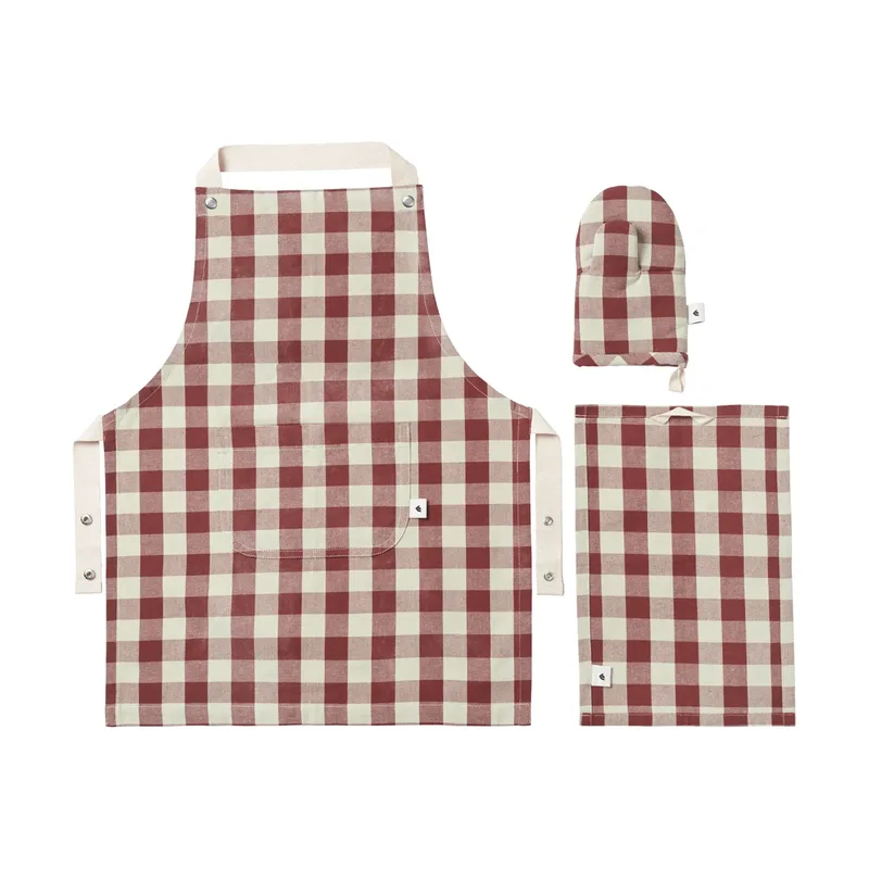 Bothy Küchenset für Kinder 3-teilig, Cinnamon-Grey-Green by Ferm Living – product photo
