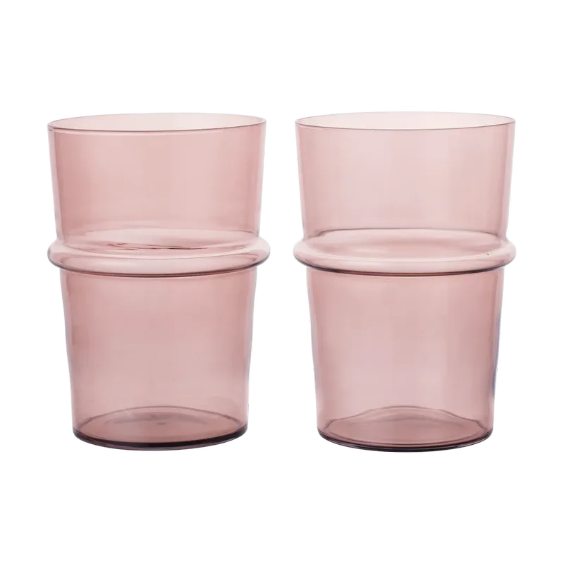 Boya Trinkglas hoch 45 cl 2er-Pack. Mauve van Ferm Living – productfoto