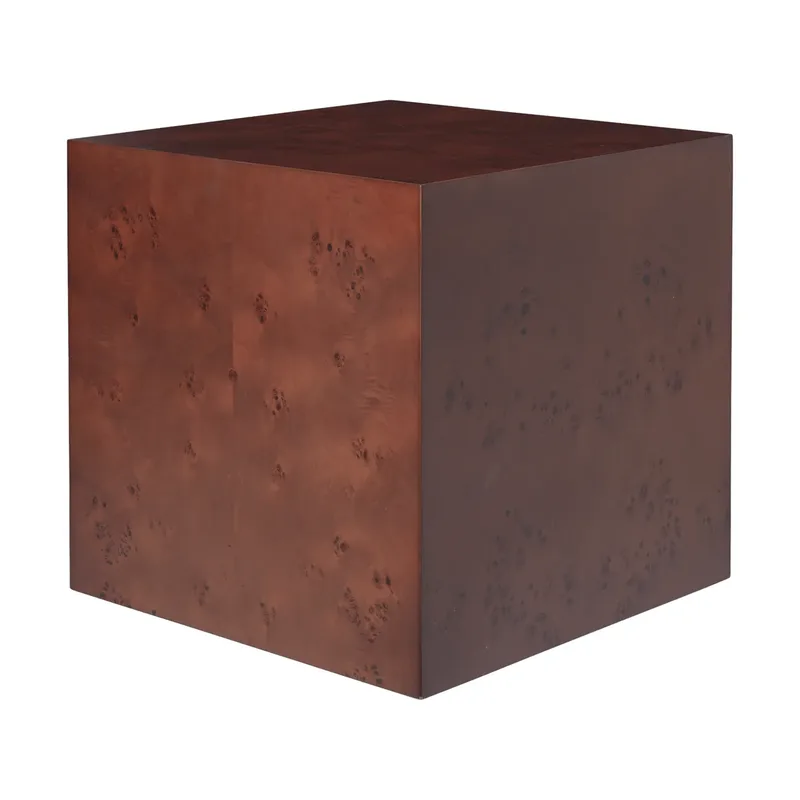 Burl Cube Beistelltisch 40x40 cm Dunkel gebeizt by Ferm Living – product photo