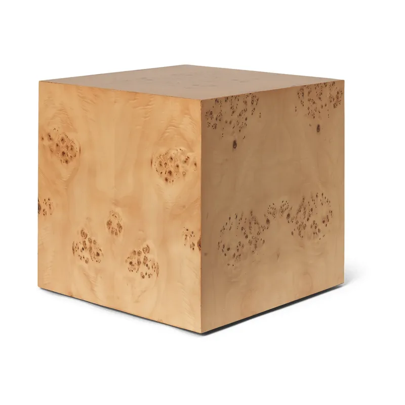Burl Cube Beistelltisch 40x40 cm Natural by Ferm Living – product photo