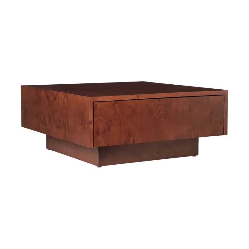 Burl storage Couchtisch 70x70 cm Dark stained burl by Ferm Living – product photo