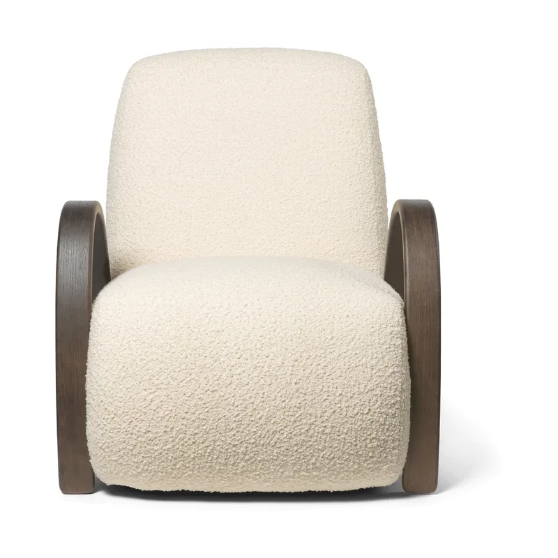 Buur lounge chair Nordic Bouclé Off-white de Ferm Living – photo du produit