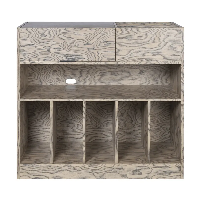 Cabri Medien-Schrank Grau, 86x45x81 cm von Ferm Living – Produktfoto