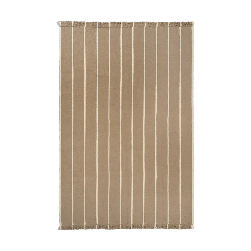 Calm kelim Teppich Dark Sand, Off-white, 200x300 cm by Ferm Living – product photo