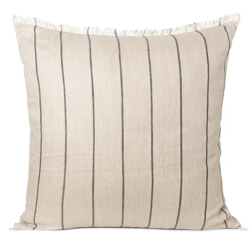 Calm Kissen camel-black 78 x 78cm van Ferm Living – productfoto
