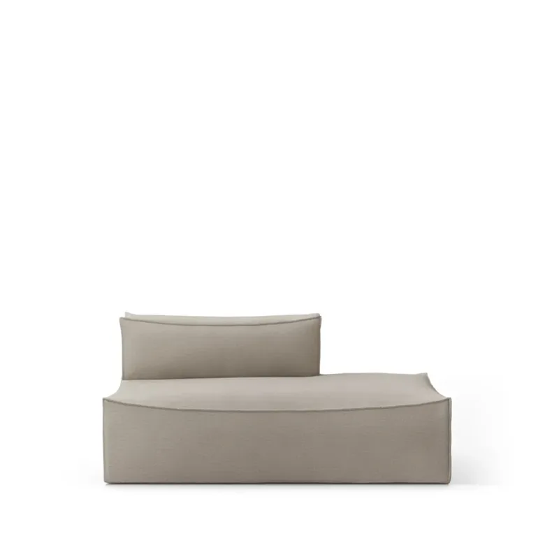 Catena Modulsofa Stoff cotton linen natural, open end r 301 de Ferm Living – photo du produit