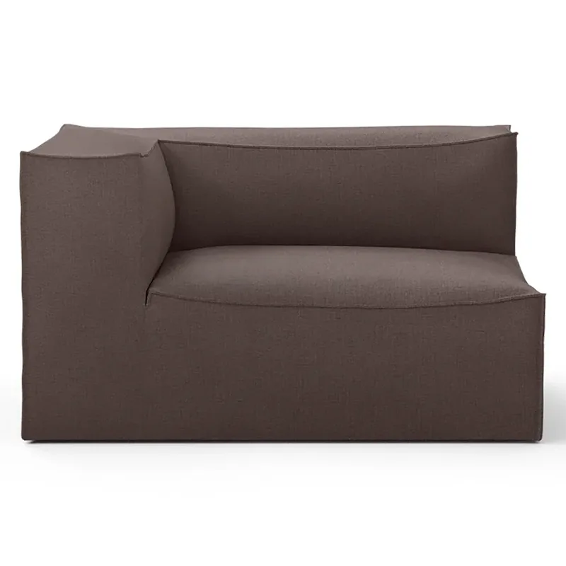 Catena Sofa Armrest Left L400 - Hot Madison - Brown von Ferm Living – Produktfoto