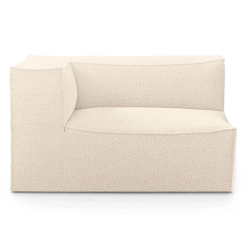Catena Sofa Armrest Left L400 - Wool Boucle - Off-white van Ferm Living – productfoto