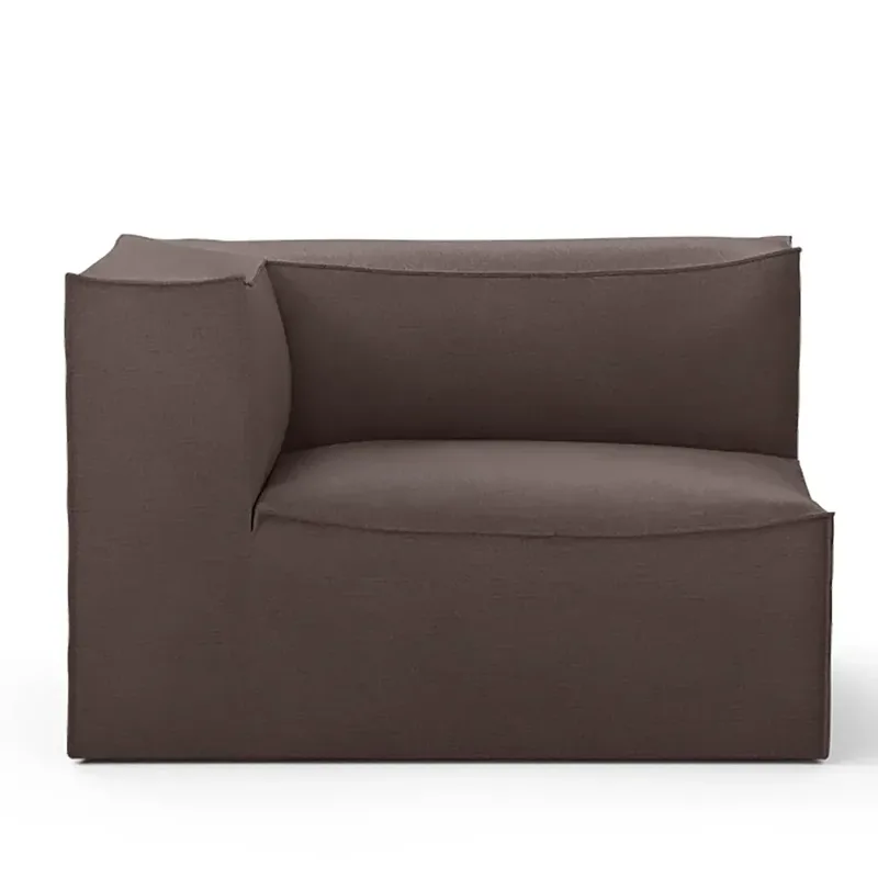 Catena Sofa Armrest Left S400 - Hot Madison - Brown by Ferm Living – product photo