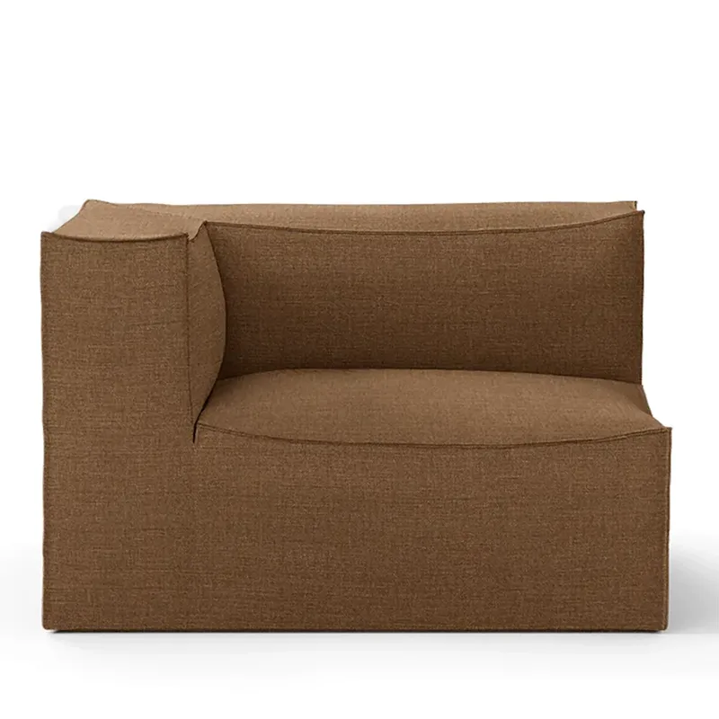Catena Sofa Armrest Left S400 - Hot Madison - Smoked Chocolate von Ferm Living – Produktfoto