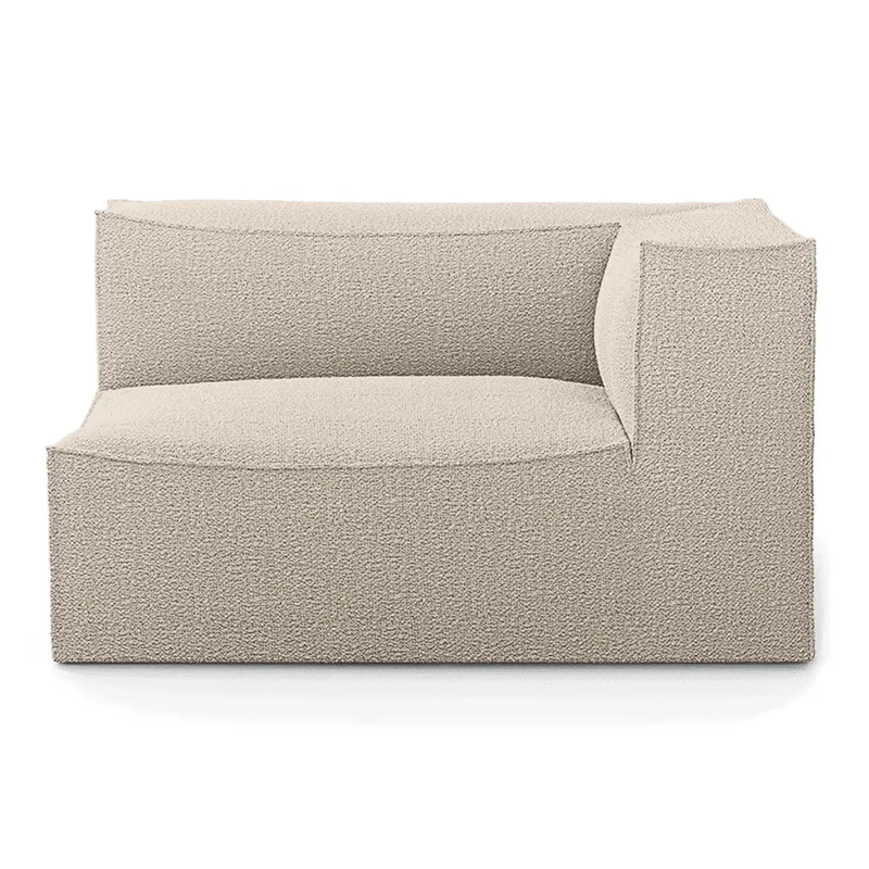 Catena Sofa Armrest Right L401 - Wool Boucle - Natural by Ferm Living – product photo