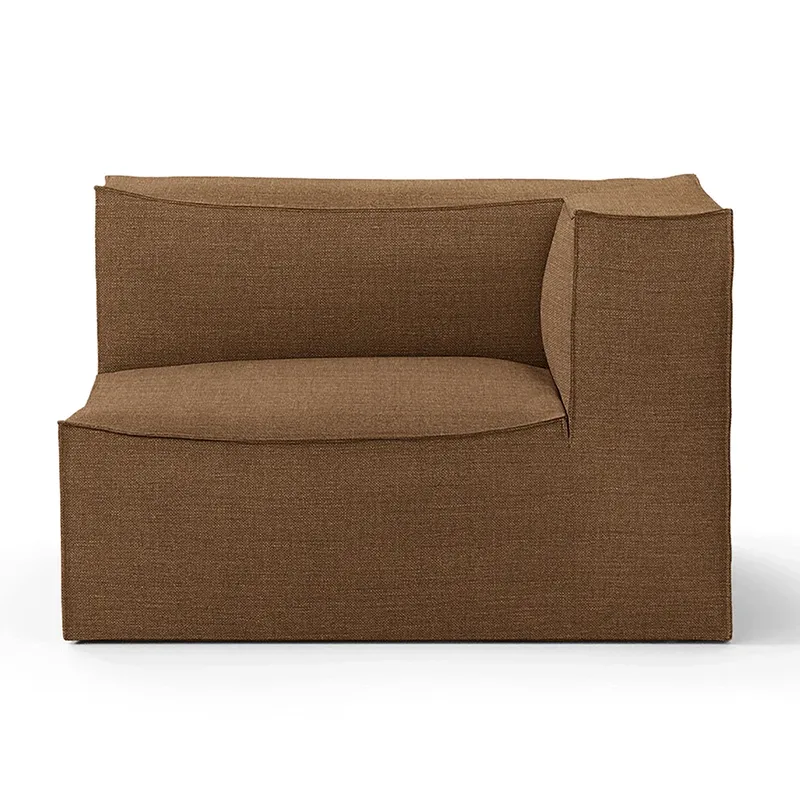 Catena Sofa Armrest Right S401 - Hot Madison - Smoked Chocolate von Ferm Living – Produktfoto