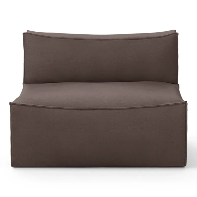 Catena Sofa Center L100 - Hot Madison - Brown von Ferm Living – Produktfoto