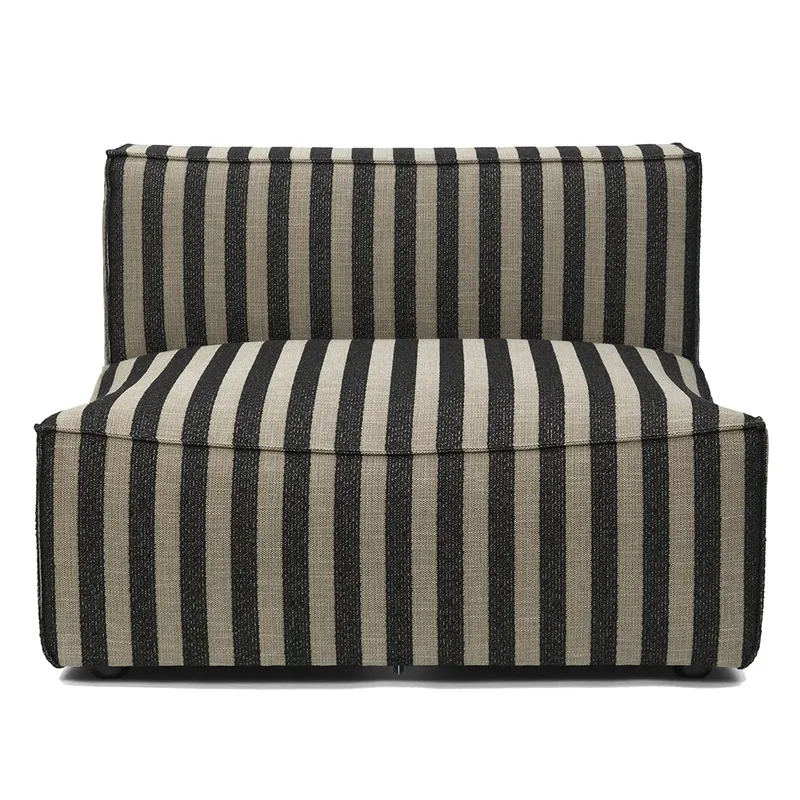 Catena Sofa Center L100 - Louisiana - Sand/Black von Ferm Living – Produktfoto