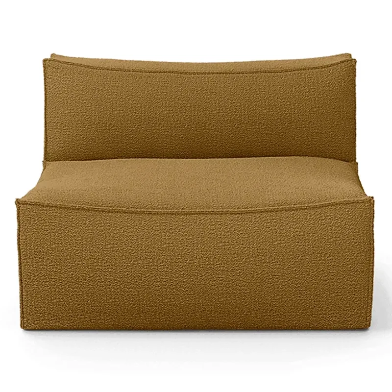 Catena Sofa Center L100 - Wool Boucle - Sugar Kelp von Ferm Living – Produktfoto