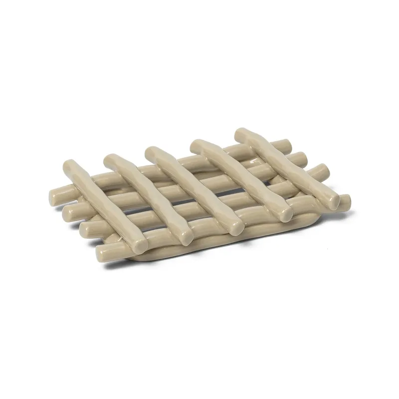 Ceramic Seifenteller 10 x 14,5cm Cashmere by Ferm Living – product photo