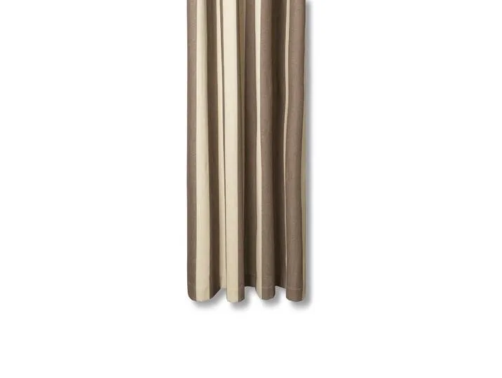 Chambray douchegordijn Carob brown-parchment by Ferm Living – product photo