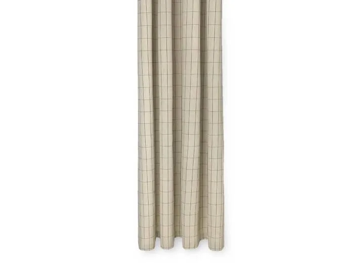 Chambray douchegordijn Geruit by Ferm Living – product photo