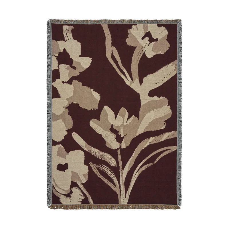 Cilla Decke Dunkel-Pekan, 120x170 cm by Ferm Living – product photo