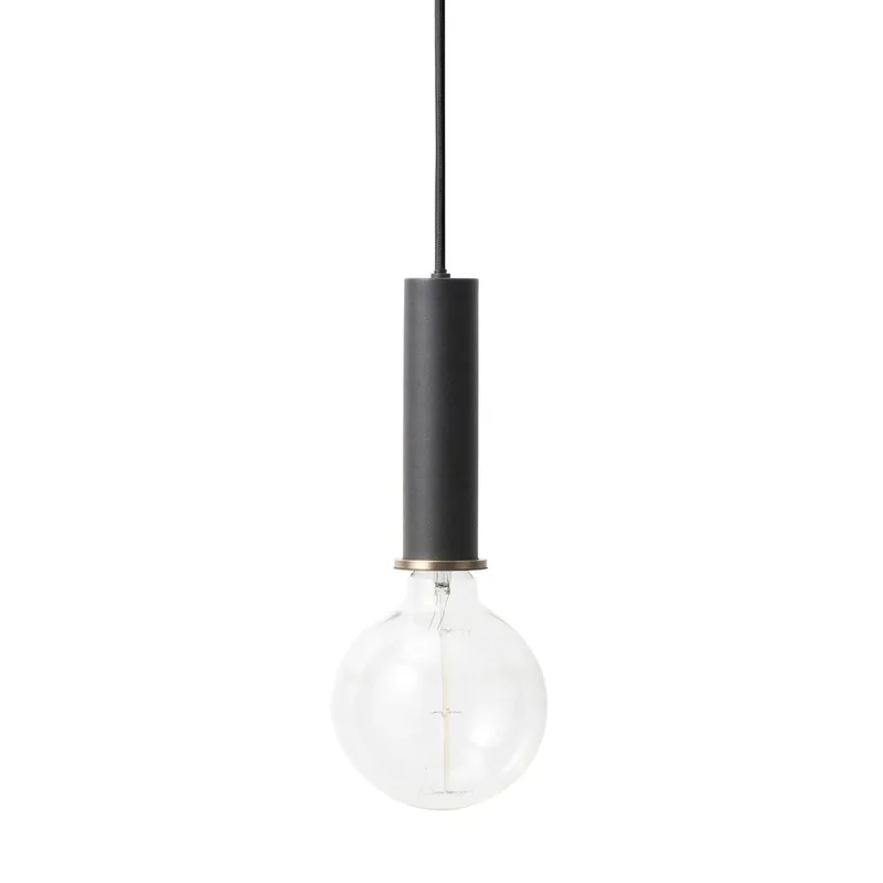 Collect Pendelleuchte groß Schwarz van Ferm Living – productfoto