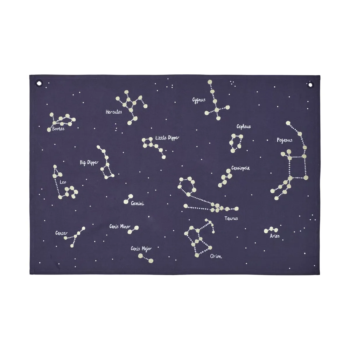 Constellation textielkaart Donkerblauw, 70 x 100 cm von Ferm Living – Produktfoto
