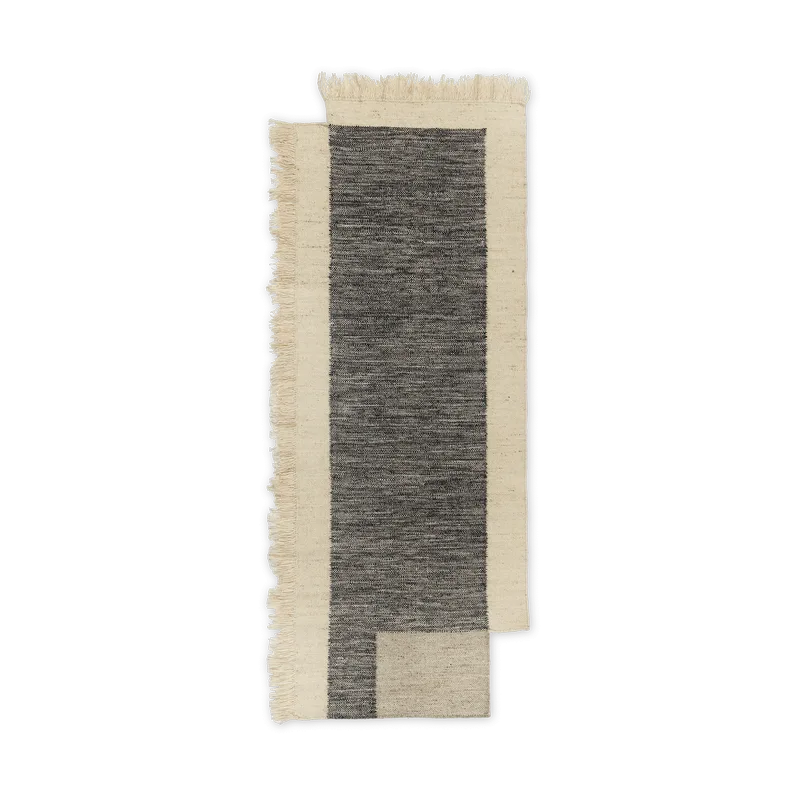 Counter Flurteppich Charcoal-Off-white, 80x200 cm de Ferm Living – photo du produit