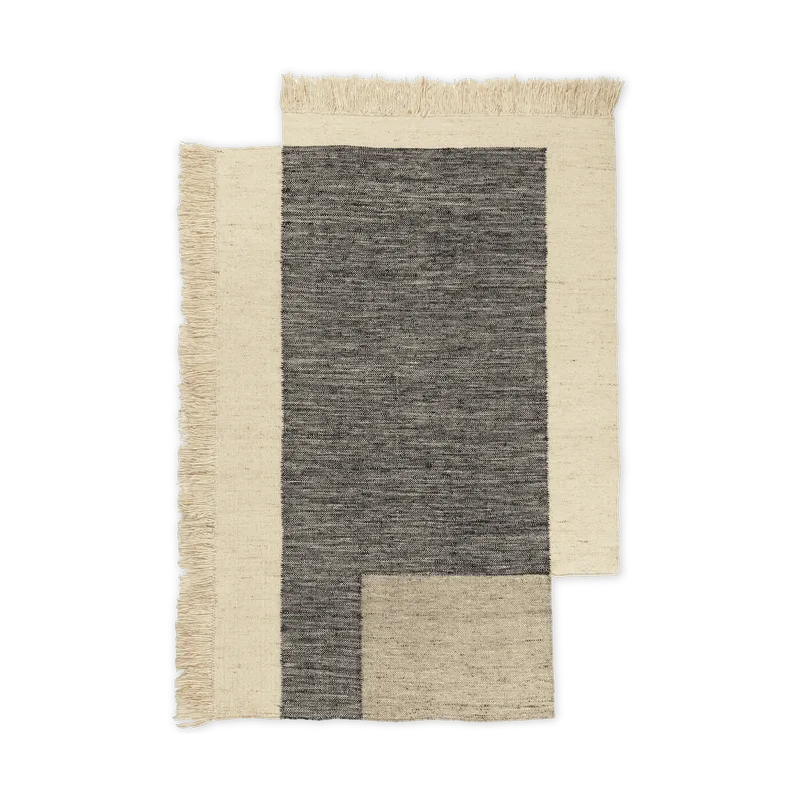 Counter Wollteppich Charcoal-Off-white, 140x200 cm von Ferm Living – Produktfoto