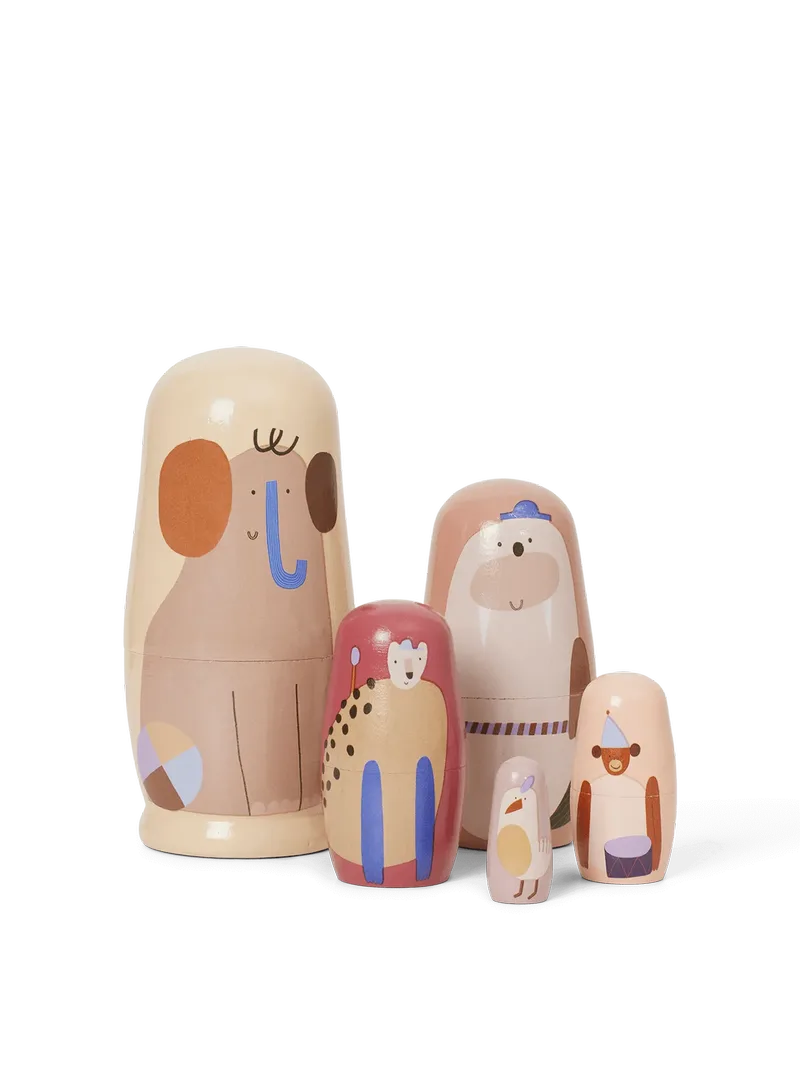 Critter Puppen Ø6,4x14 cm Multi by Ferm Living – product photo