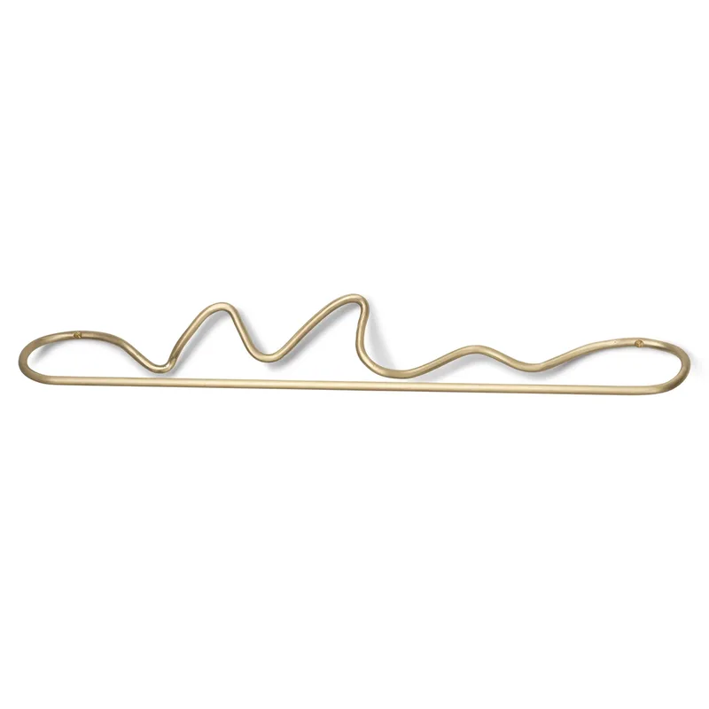 Curvature Handtuchhalter Messing von Ferm Living – Produktfoto